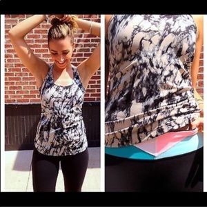 Lululemon great granite tie dye tank top size 4